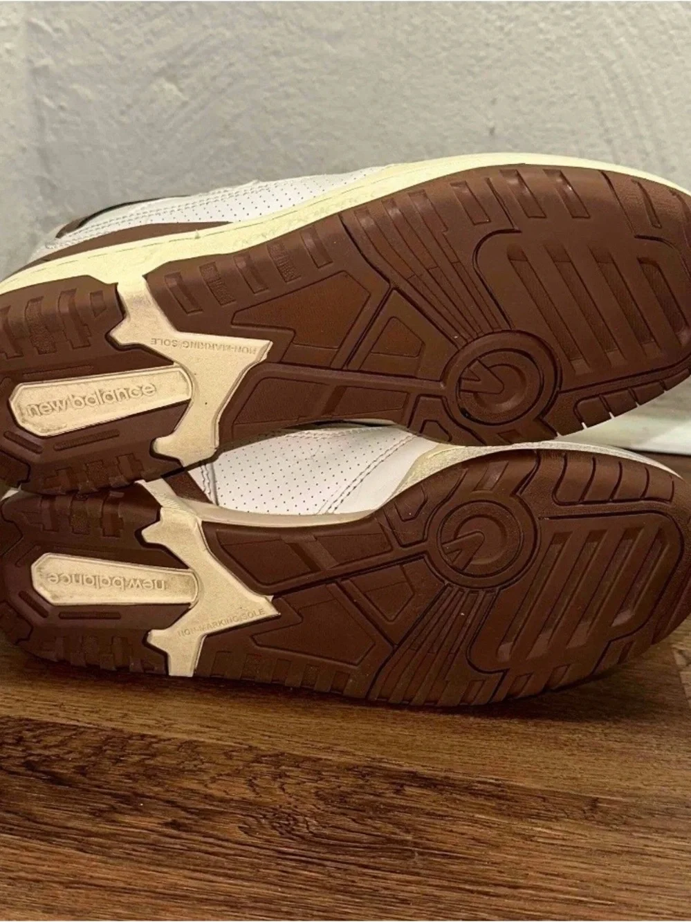 New Balance x Aime Leon Dore NB 550 Men’s Sneakers in White and Brown